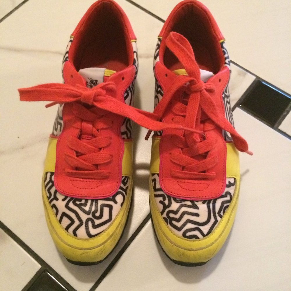 Rare Coach Love Womens Leather sneakers size 9
